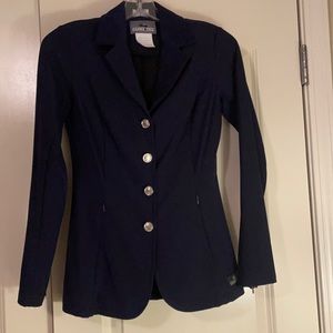 Grand Prix ladies EQJ Quinn Show Coat-Navy